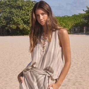 Xirena Twyla Top in Ivory Sand Sz XS